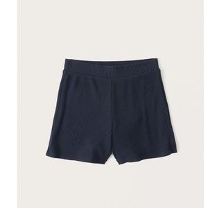 Abercrombie and Fitch Cozy Lounge Shorts Navy Blue Size XS